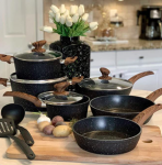 set of nonstick pots and pans